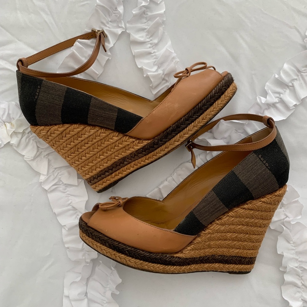 Fendi Espadrille Wedges